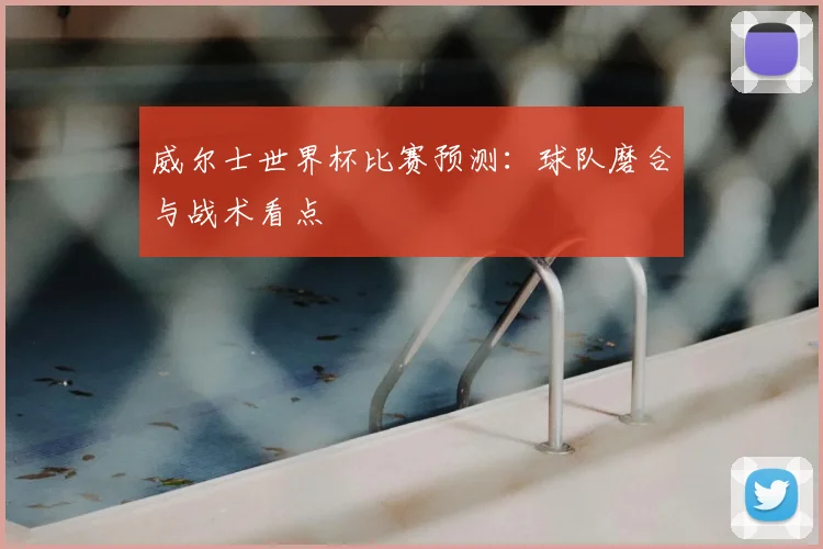 威尔士世界杯比赛预测：球队磨合与战术看点