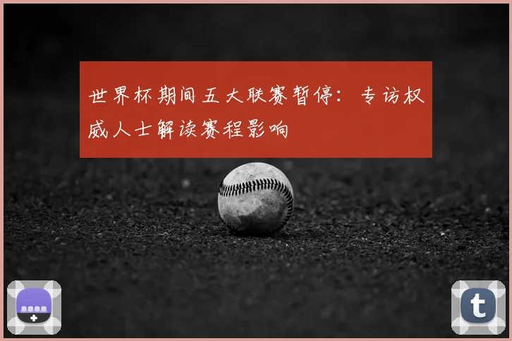 世界杯期间五大联赛暂停:专访权威人士解读赛程影响