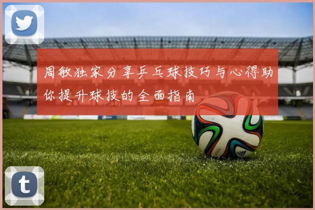 周敏独家分享乒乓球技巧与心得助你提升球技的全面指南